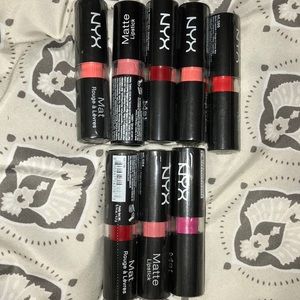 NYX matte lipsticks lot of 10